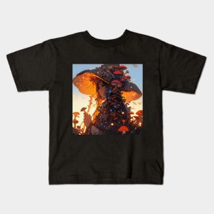 Mushroom Witch Kids T-Shirt